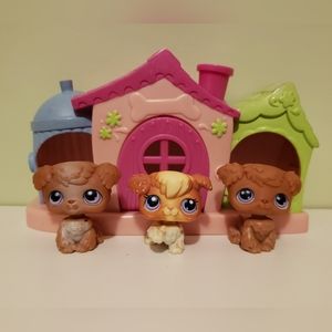 Lps  Playful Puppies playset